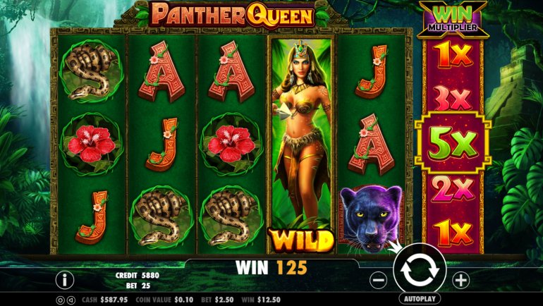 игровой автомат Panther Queen